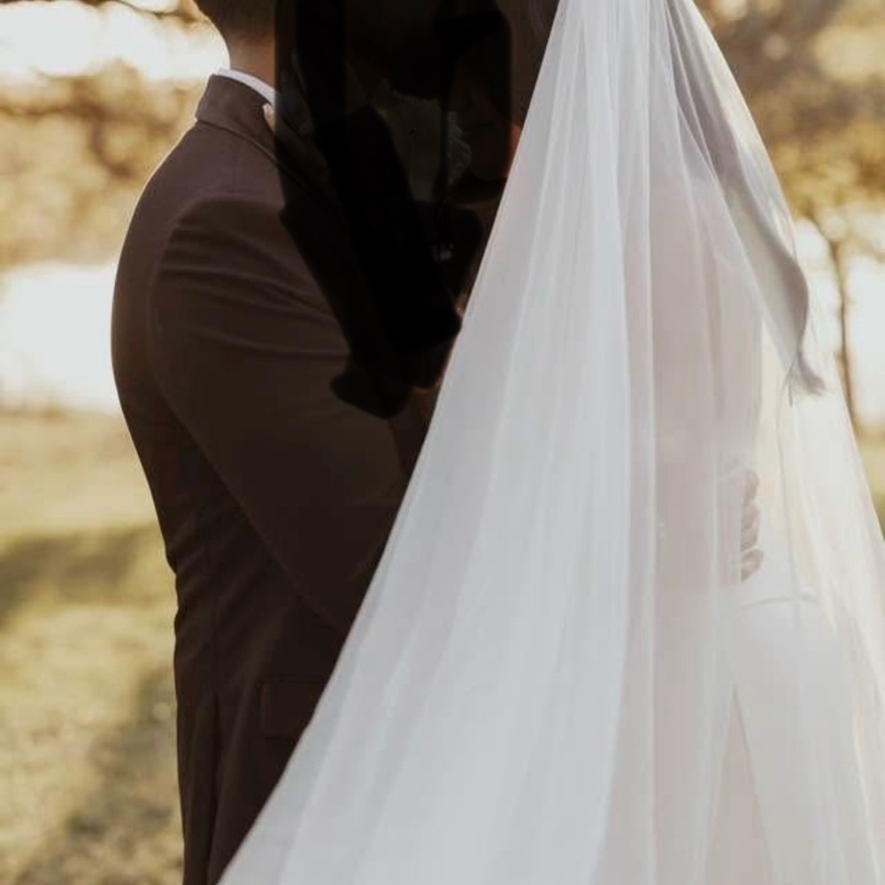 Elegant Ivory  Bridal Veil 98”